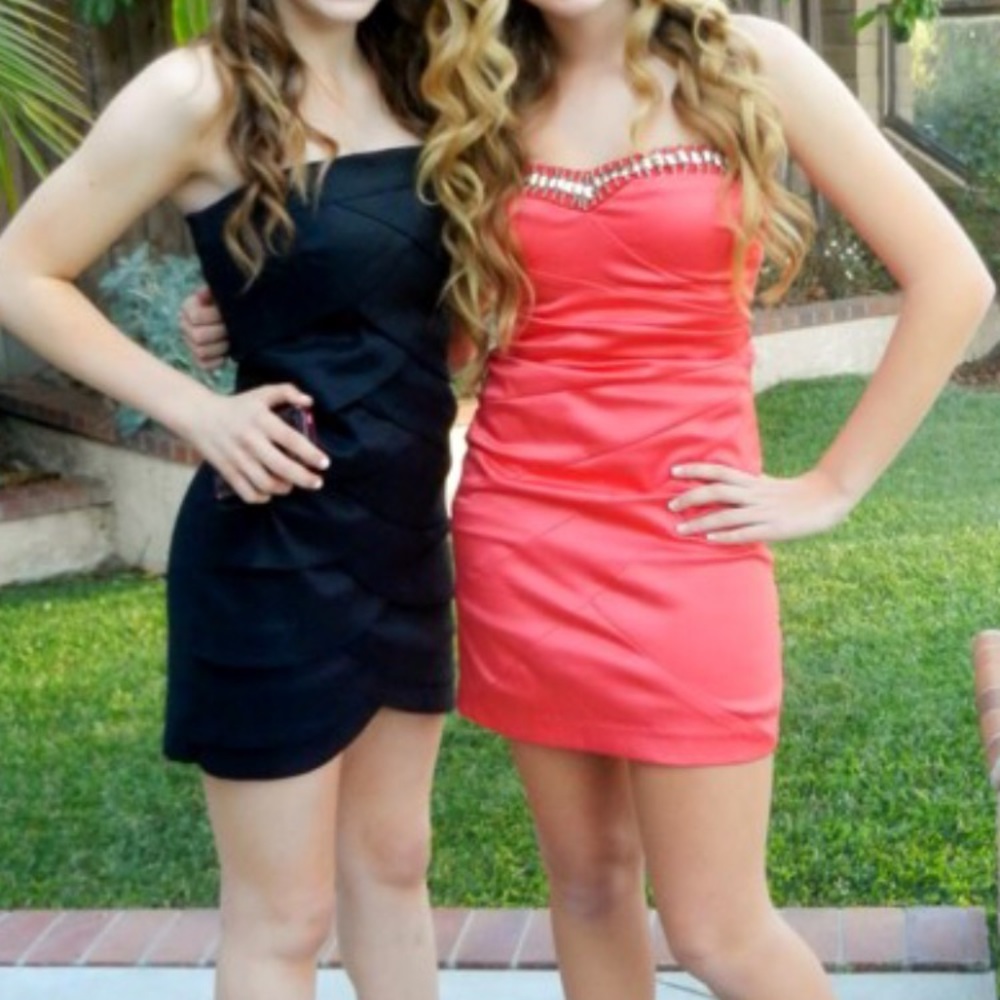 Peach Cocktail Dress